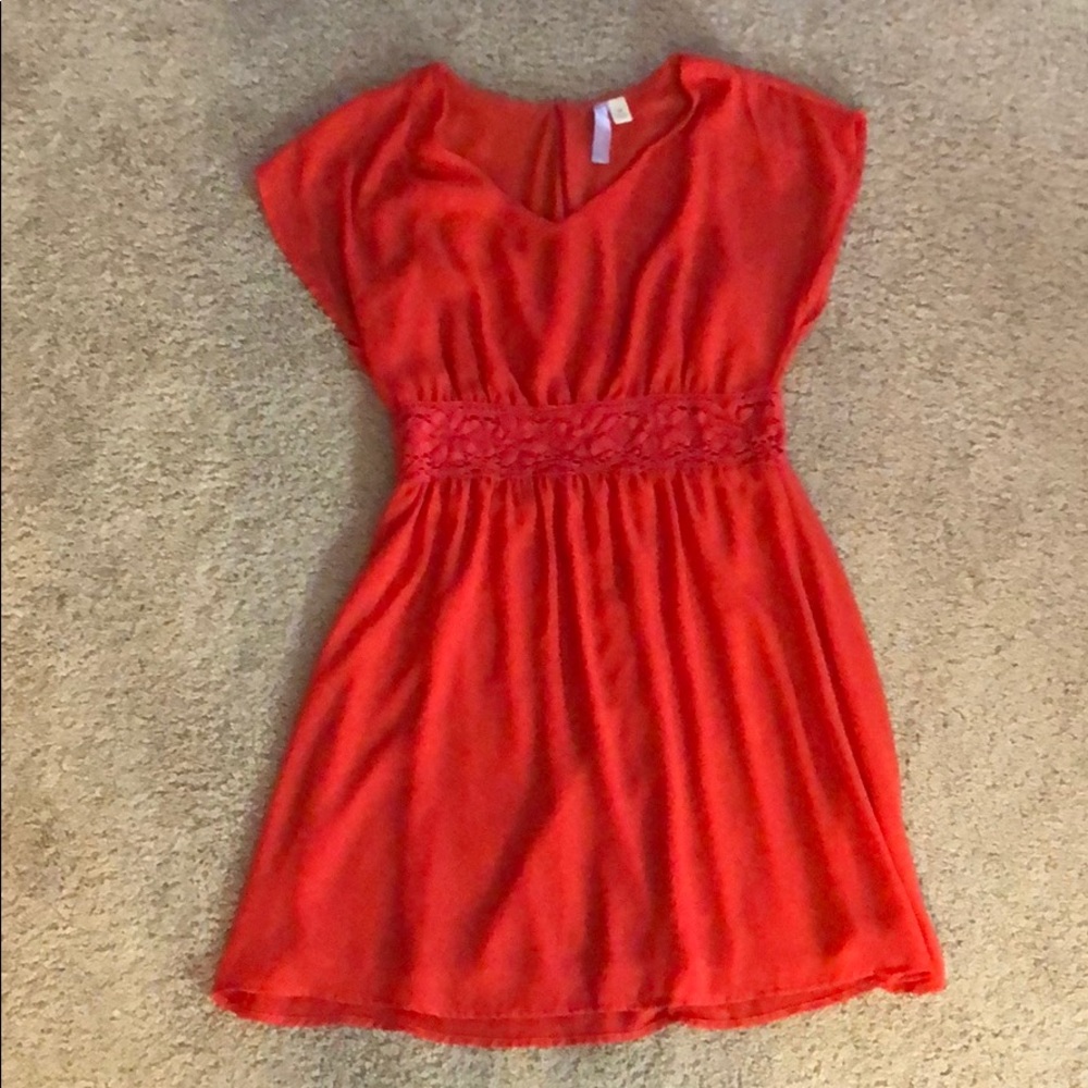 Coral dress